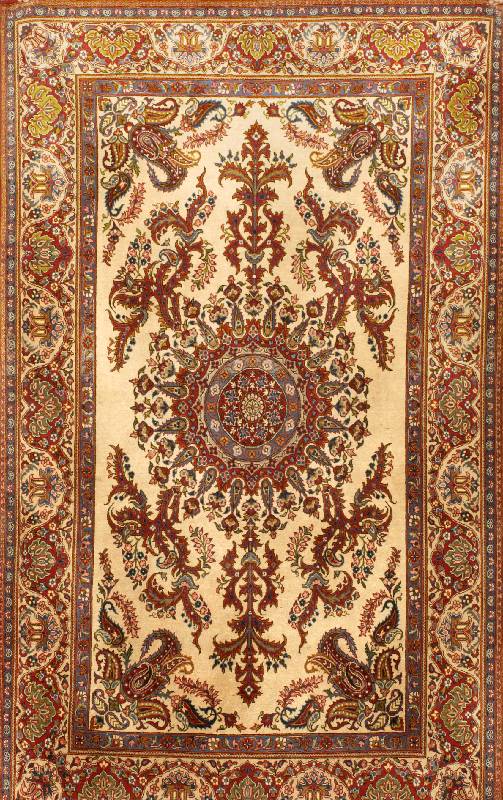 Keschan Alt, Persien, um 1940, Wolle auf Baumwolle, ca. 230 x 142 cm, SchÄtzwert: 3800.- EURO, EHZ: 2. Feine KnÜpfung, feine Wol le. SchÖner ...