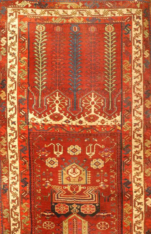 Meschgin, Persien, um 1930, Wolle auf Wolle, ca. 320 x 114 cm, SchÄtzwert:1250.- EURO, EHZ: 3. Sog. Tulpen Meschgin
