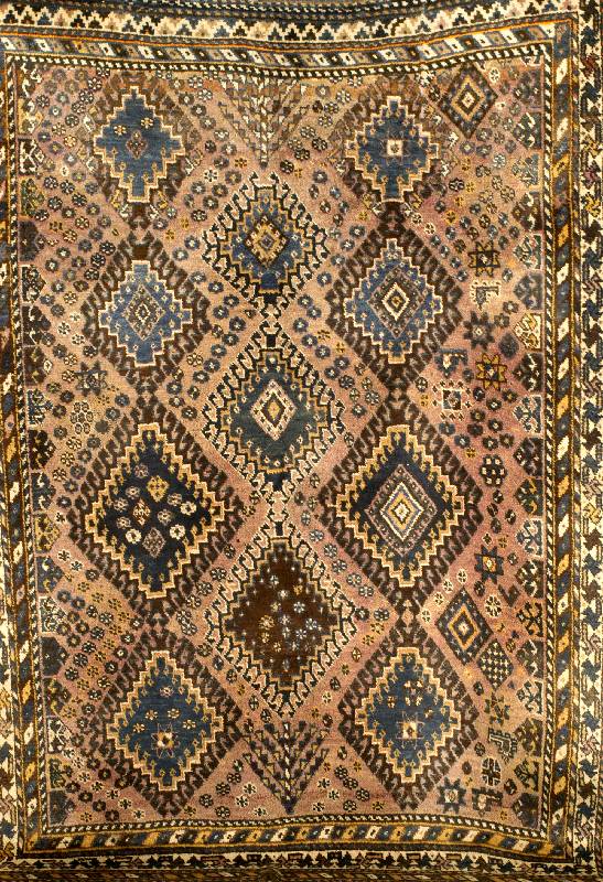 Chamseh, Persien, um 1930, Wolle auf Wolle, ca. 217 x 162 cm, SchÄtzwert: 1100.- EURO, EHZ: 3-4