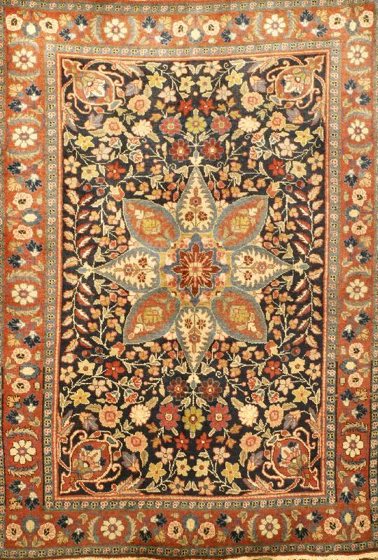 TÄbriz, Persien, um 1930, Wolle auf Baumwolle, ca. 192 x 136 cm, SchÄtzwert: 1300.- EURO, EHZ: 3. Seltene Musterung. Unikat
