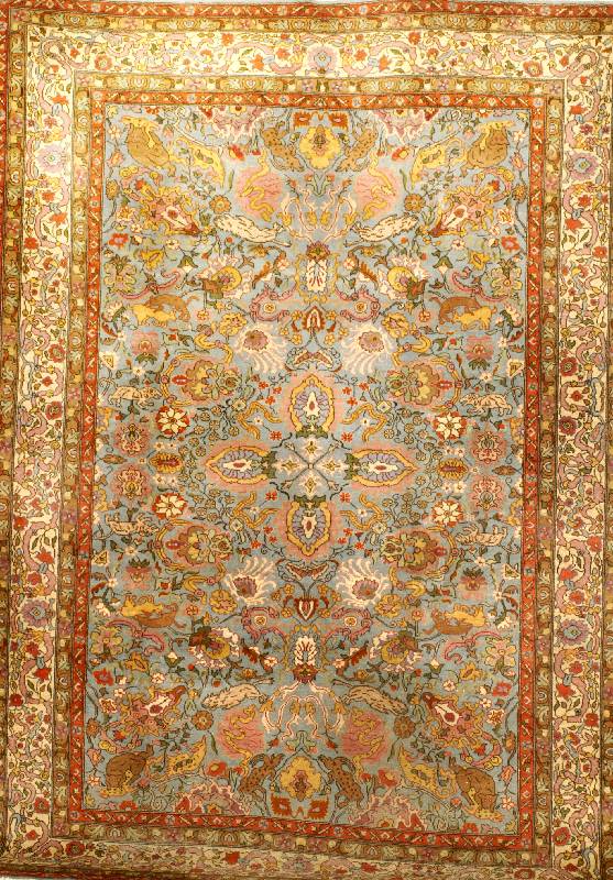 Sivas, TÜrkei, ca. 30 Jahre, Wolle auf Baumwolle, ca. 290 x 203 cm, SchÄtzwert: 1200.- EURO, EHZ: 4. SchÖne freundliche farbge staltung. ...