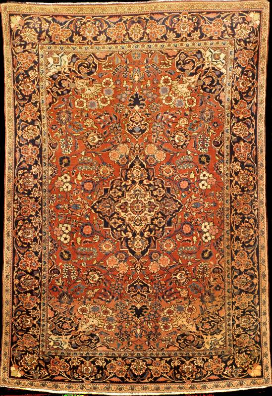 Gazwin Alt, Zentralpersien, um 1910, feine Wolle auf Baumwolle, ca. 187 x 130 cm, SchÄtzw ert: 7100.- EURO, feine KnÜpfung in hervoragen der ...