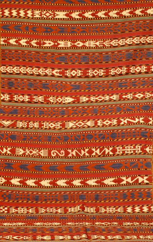 Usbekischer Ghudjeri-Bodenteppich,Turkestan-Se idenstr. Antik 19.JH, feine Wolle, selten,ca. 366 x 143 cm.Ehz 2.SchÄtzwert:4000.- Euro.Lit: ...