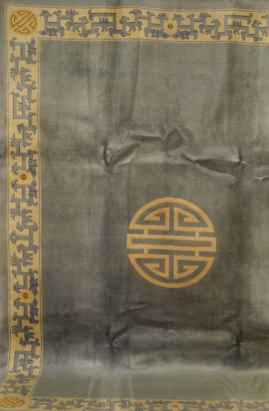 China, ca. 20 Jahre, Wolle auf Baumwolle, ca. 350 x 245 cm, SchÄtzwert: 1600.- EURO, EHZ: 2, Guter Erhaltungszustand. Sehr Dekorati v.