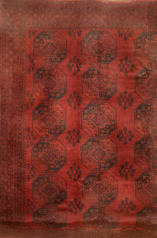 Dolatabad, Afghanistan, ca. 60 Jahre, Wolle auf Wolle, ca. 315 x 248 cm, SchÄtzwert:1450.- EURO, EHZ: 3. Gute feste KnÜpfqualitÄt. SchÖne r ...