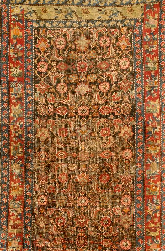 Karabagh, Rußland, um 1890, Wolle auf Wolle, ca. 210 x 115 cm, SchÄtzwert: 1300.- EURO, EHZ: 5 (Selten) Antik. Naturfarben