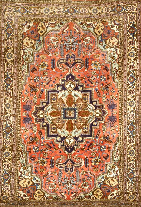 Ardabil, Persien, ca. 20 Jahre, Wolle mit ca 50% Seidenantei, ca. 293 x 196 cm, SchÄtzwert: 2500.- EURO, EHZ: 2. Guter Zustand Feste ...