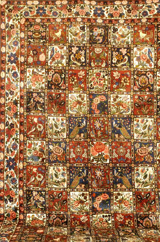 Bachtiar fein, Persien, ca. 20 Jahre, Wolle auf Baumwolle, ca. 368 x 252 cm, SchÄtzwert: 2200.- EURO, EHZ: 2 (exzellenter Erhaltungszus tand) Die ...