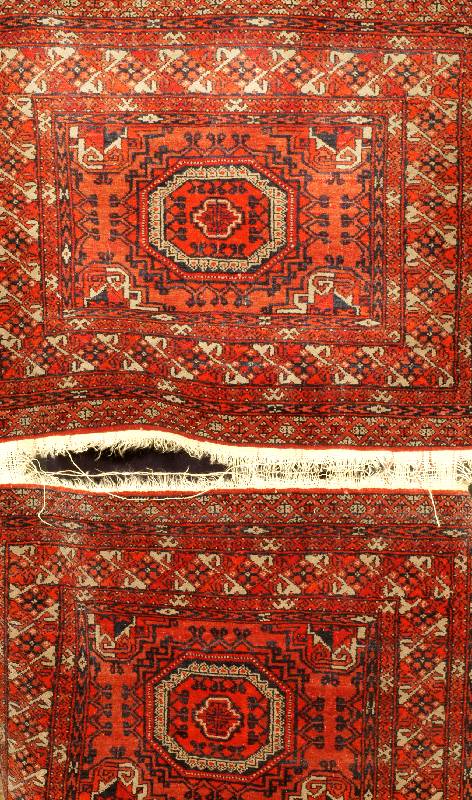 Torkman Poshti, Persien, um 1940, Wolle auf Baumwolle, ca. 120 x 65 cm, SchÄtzwert: 980.- EURO, Doppelseitig, EHZ: 3