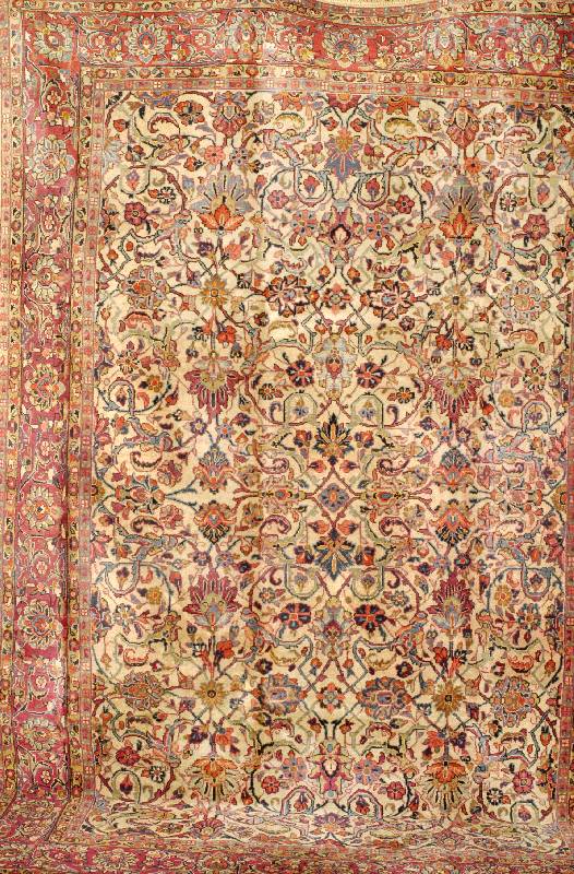 Sarogh Alt, Persien, ca. 50 Jahre, Wolle auf Baumwolle, ca. 339 x 228 cm, Schätzwert: 1800.- EURO, EHZ: 2 Verfärbung an einigen Stel len. Milde ...