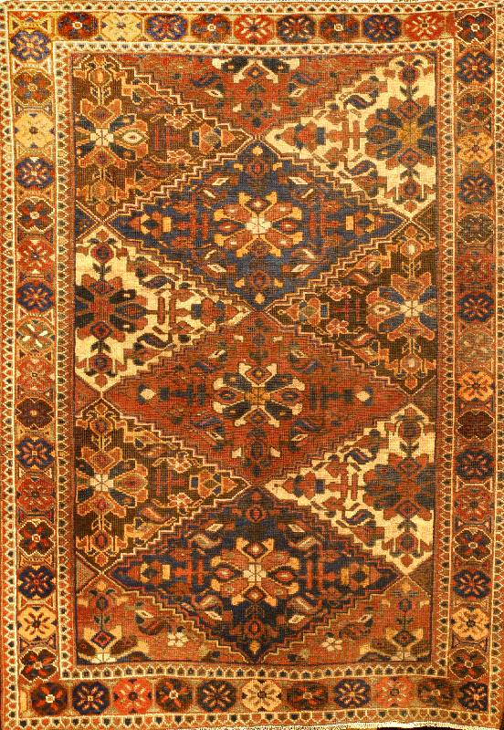 Karabagh Antik, Kaukasus, um 1890, Wolle auf Wolle, ca. 176 x 125 cm, SchÄtzwert: 2200.- EURO, EHZ: 4. Pflanzenfarben.