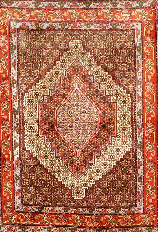 Senneh, Persien, ca. 30 Jahre, Wolle auf Baumwolle, ca. 168 x 125 cm, SchÄtzwert: 650.- EURO, EHZ: 2-3. Guter zustand.