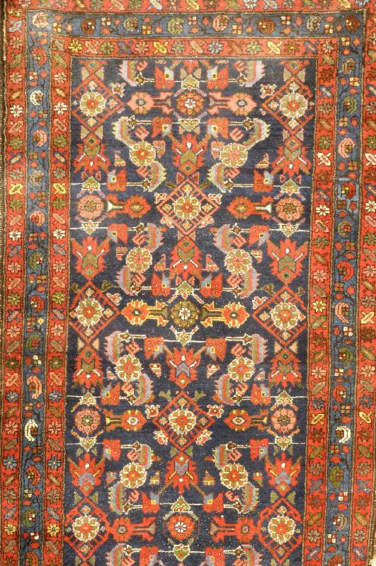 Darjasin, Persien,um 1955, Wolle auf Baumwo lle, ca. 196 x 106 cm, SchÄtzwert: 550,- EURO Ehz: 4