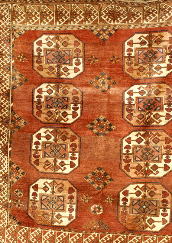 Ersari, Afghanistan, um 1930, Wolle auf Wolle, ca. 195 x 180 cm, SchÄtzwert: 1800.- EURO, EHZ: 4