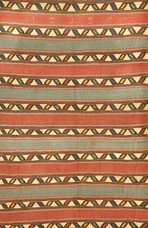 Kelim, Kaukasus, Wolle auf Baumwolle, ca. 285 x 155 cm, SchÄtzwert: 1600.- EURO, datiert 1959, EHZ: 2-3