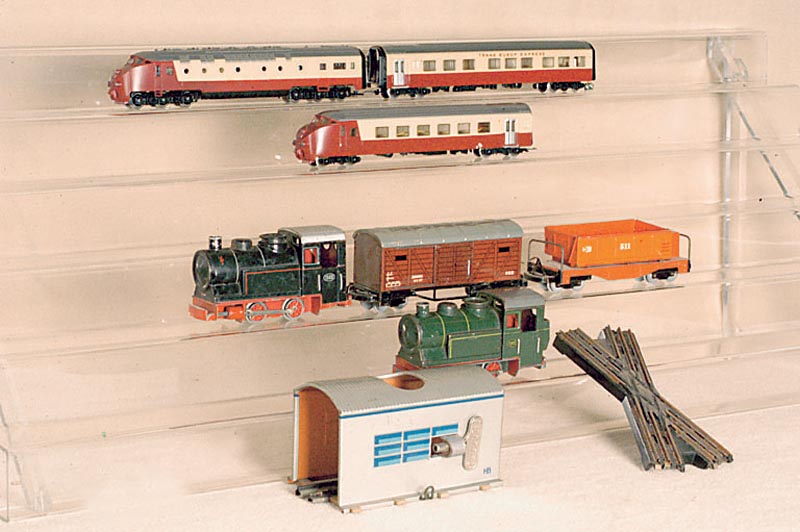 Triebwagenzug, MÄrklin, 80er Jahre, Spur HO, Nr. 3071, TEE - Trans Europ Express, min. bespielt, Fkt. nicht geprÜft, im orig. Karton, sammelwÜrdig