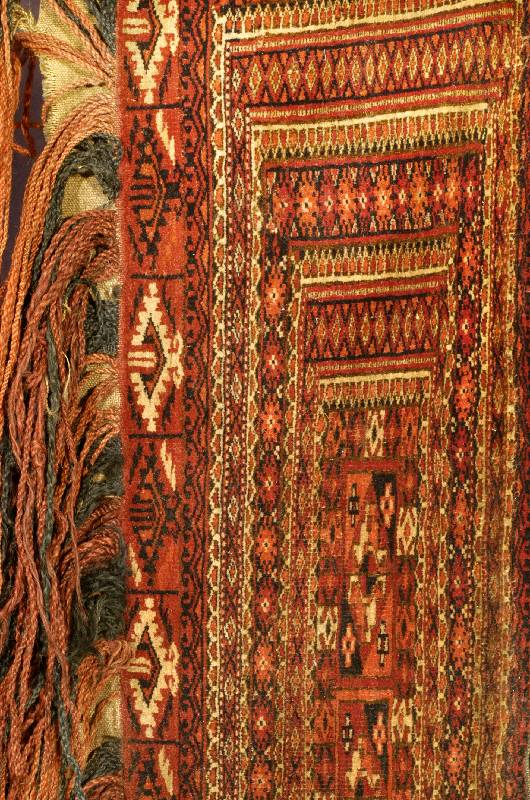 Torba Antik, Torkmanmestan, um 1900, Wolle auf Wolle, ca. 93 x 27 cm, Schätzwert: 1100.- EURO, EHZ: 2, guter Zustand