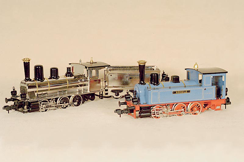 Bayerische Schlepptenderlok, MÄrklin, 90er Jahre, Spur 1, "Aloisius", Nr. 45296, unlackierte Deko-Sonder-Edition, Metall-Modell , mit ...