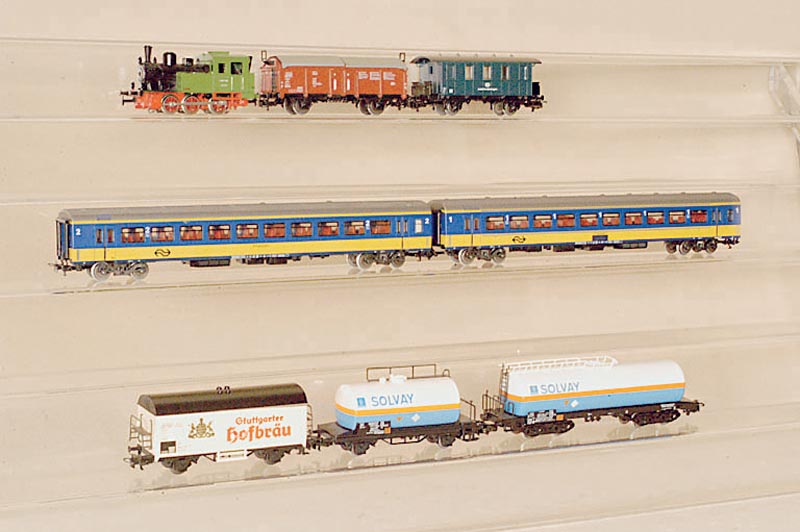 10 GÜterwagen, MÄrklin, Spur HO, 80er Jahre, Nr. 4718, 4439, 4432, 4762, 4622.6 (dieser aus einer Zugpackung, daher nicht im orig. Karton) , 2 x ...