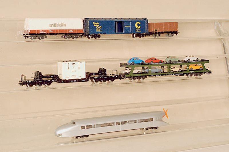 Schienenzeppelin, MÄrklin, 1975-90, Spur HO, Nr. 3077, fast neuwertiger Zustand, im orig. Karton, intakt