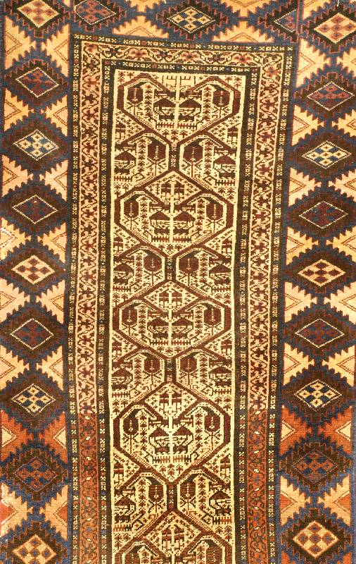 Belutsch, Persien, um 1940, Wolle auf Baumwolle, ca. 336 x 91 cm, SchÄtzwert: 1200.- EURO, EHZ: 3-4, Seltenes Maß, Datiert.