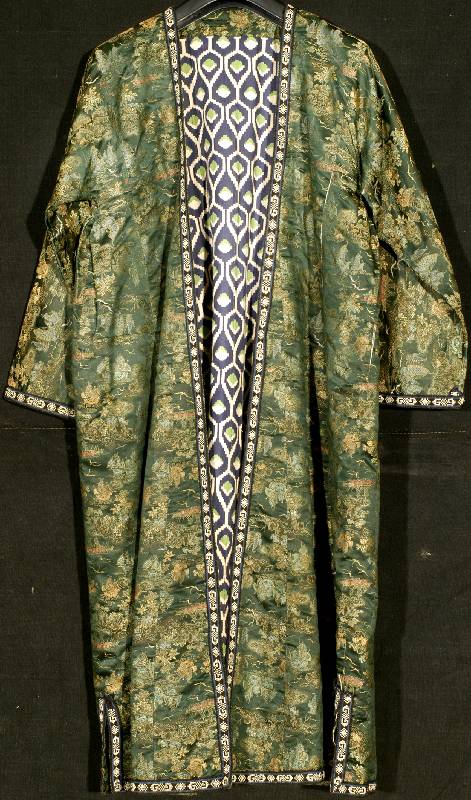 Festagsmantel, Turkmenistan, ca. Um 1930 Jahre, Seidenbrokat, NormalgrÖße, SchÄtzwert: 950.- EURO, EHZ: 2