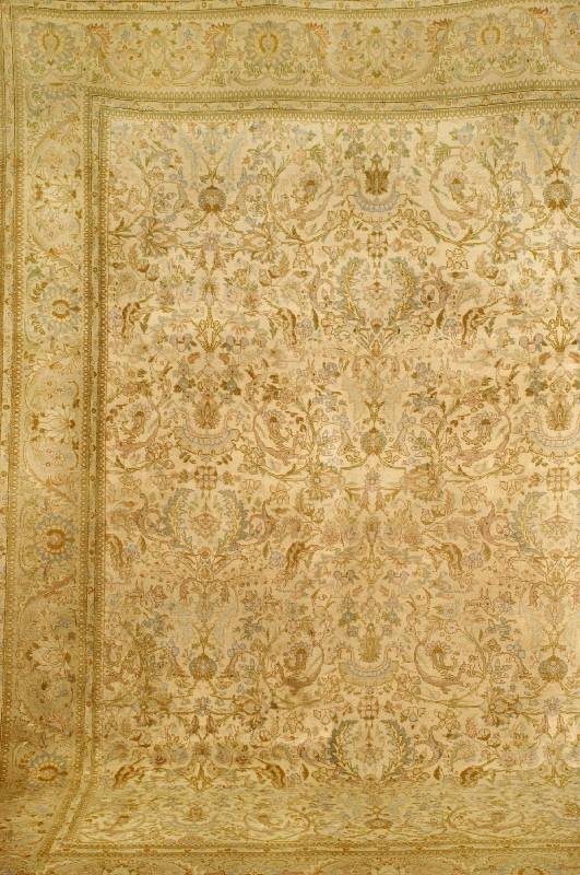 Tabatabai, Persien, ca. 40 Jahre, Wolle auf Baumwolle, ca. 359 x 267 cm, SchÄtzwert: 2900.- EURO, EHZ: 3. Edler Perserteppich in he rvoragender ...