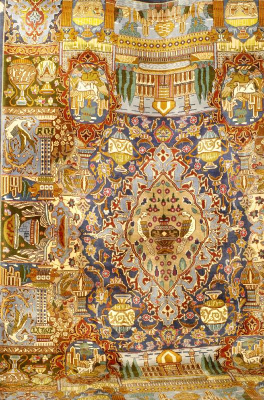 Kaschmar Alt, Persien, um 1940, Wolle auf Baumwolle, ca. 343 x 244 cm, Schätzwert: 3200.- EURO, EHZ: 3. Ölterer Kaschmar mit Altp ersischer ...