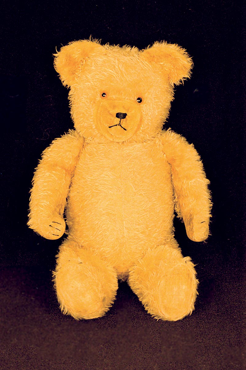 Großer Hermann-Teddy, 40er/50er Jahre, Mohair, z.T. stÄrker berieben, sonst guter Zustand, sammelwÜrdig, H. ca. 70 cm
