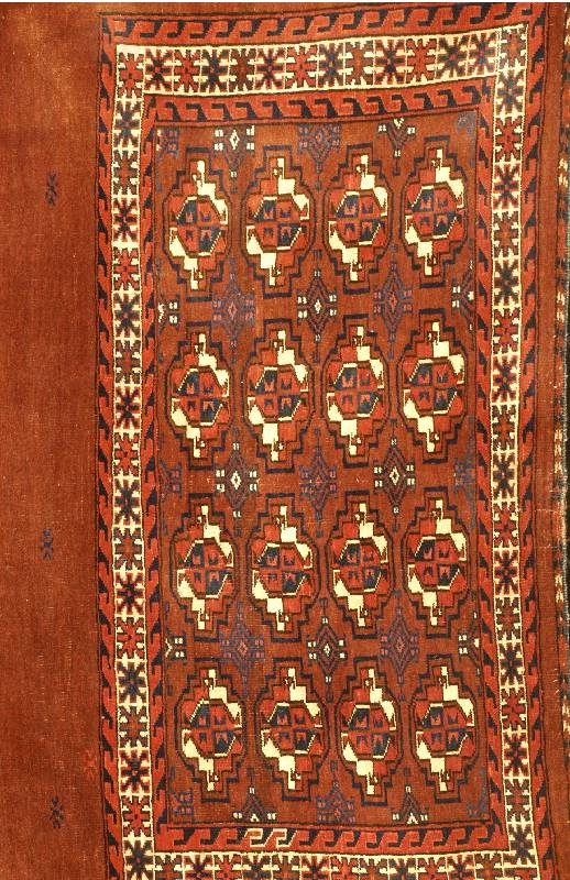 Torba, Turkmenistan, um 1910/20, Wolle auf Wolle, ca. 122 x 75 cm, SchÄtzwert: 980.- EURO, EHZ: 3