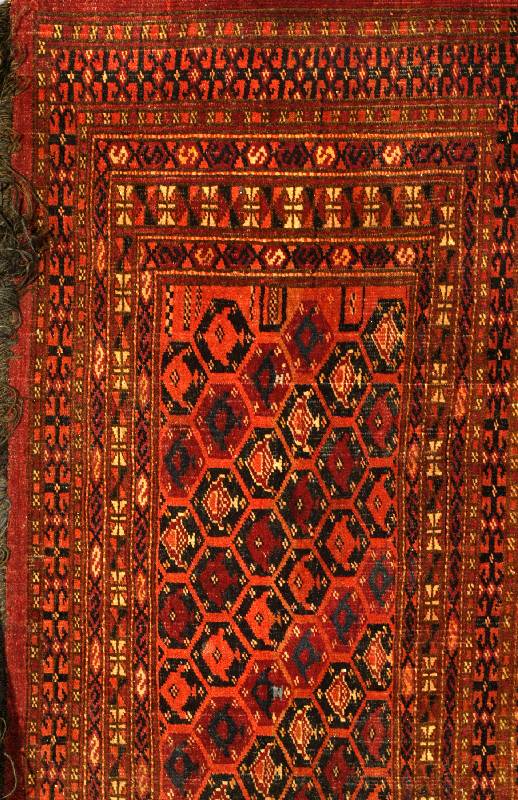 Saryk Torba, Turkmenistan, um 1900 antik, Wolle auf Wolle, ca. 125 x 43 cm, SchÄtzwert: 1100.- EURO, EHZ: 3
