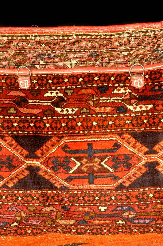 Nomaden Truhe, Persien, um 1930, Wolle auf Wolle, ca. 98 x 74 cm, SchÄtzwert: 1500.- EURO, EHZ: 2-3. Selten und SammelwÜrdig.