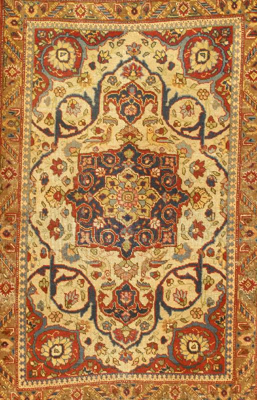 TÄbriz Antik, Persien, um 1910, Wolle auf Baumwolle, ca. 120 x 80 cm, EHZ: 4. Sehr Selte n. SammelwÜrdig.
