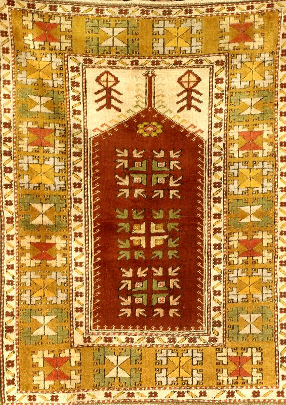 Kars Alt, TÜrkei, um 1920, Wolle auf Wolle, ca. 126 x 85 cm, SchÄtzwert: 1300.- EURO, EHZ: 2. Selten.
