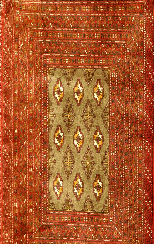 Torkman Tasche fein, ca. 50 Jahre, Wolle auf Wolle, ca. 96 x 52 cm, Schätzwert: 900.- EURO, EHZ: 2. Sehr guter Zustand, gereinigt.