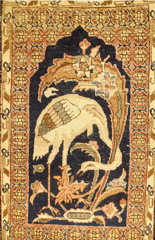 Täbriz Alt, Persien, um 1910, Wolle auf Baumwolle, ca. 80 x 50 cm, SW: 650 EURO, Ehz: