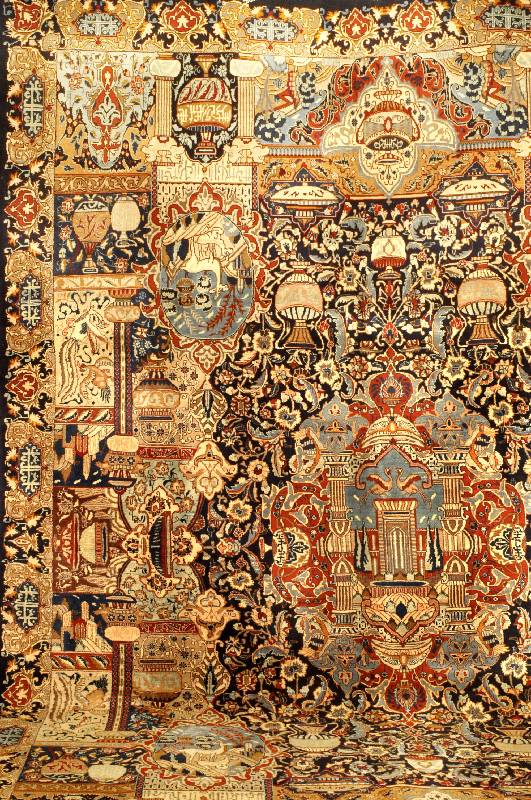 Kaschmar, Persien, ca. 60 Jahre, Wolle auf Baumwolle, ca. 398 x 296 cm, SchÄtzwert: 3900.- EURO, EHZ: 2, Guter Erhaltungszustand, Die feste und ...
