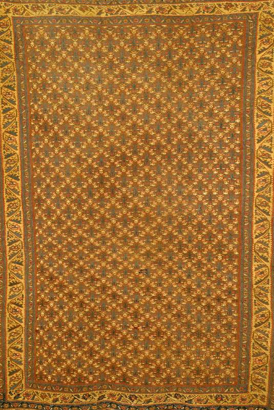 Senneh Kelim Antik, Persien, um 1860, Wolle auf Wolle, ca. 196 x 140 cm, SchÄtzwert: 5800.- EURO, EHZ: 3. Antiker Kelim gefÄrbt mit reinen ...