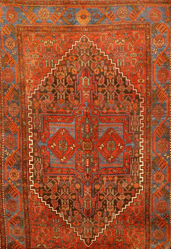 Gholtogh, Persien, ca. 50 Jahre, Wolle auf Baumwolle, ca. 214 x 135 cm, Schätzwert: 1100.- EURO, EHZ: 2, sehr strapazierfähig, fes te Knüpfung.