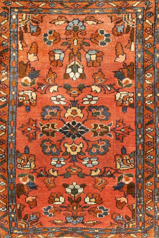 Lilian Alt, Persien, um 1910, Wolle auf Baumwolle, ca. 90 x 68 cm, Schätzwert: 950.- EURO, EHZ: 3. Seltenes Ma?