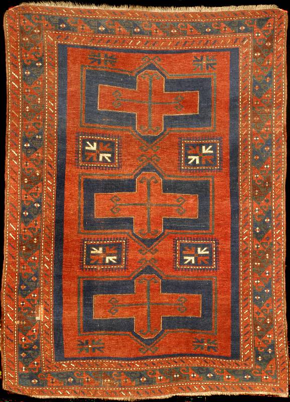 Fachralo Kazak Antik, SÜdrußland Zentralkau kasus Kazak-Gebiet, 19.Jahrundert antik, Wolle auf Wolle, ca. 200 x 150 cm, SchÄtzwert: 5900 ,- ...