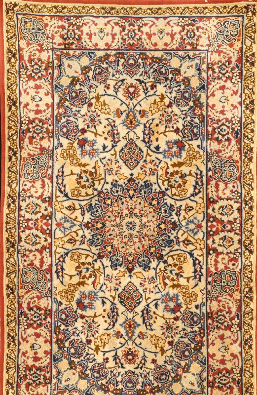 Esfahan Kork, China, ca. 30 Jahre, Korkwolle, ca. 153 x 90 cm, Schätzwert: 1100.- EURO, EHZ: 2, guter Zustand.