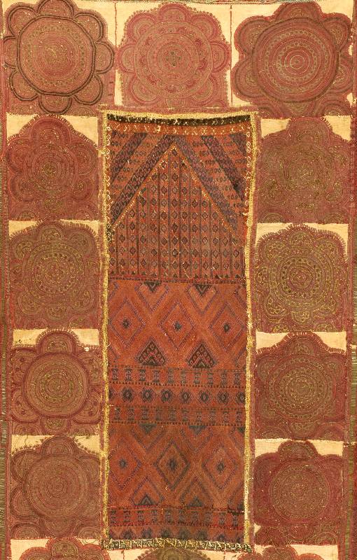 Wandbehang, Uzbekistan, um 1890, ca. 127 x 70 cm, Schätzwert: 1400.- EURO, EHZ: 3, Antik, sehr Selten.