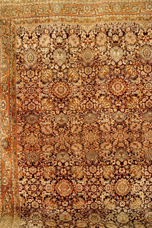 Bidjar alt, Persien, ca. 60 Jahre, Wolle au f Baumwolle, ca. 331 x 232 cm, Schätzwert: 5500.- EURO, EHZ: 2 (altersbedingt guter Erhal ...