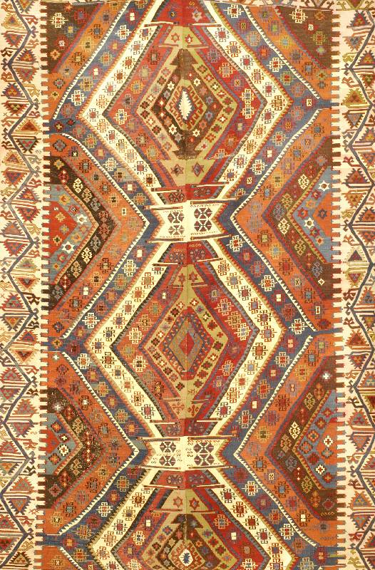 Avanos Kelim, TÜrkei, um 1890, Wolle auf Wolle, ca. 320 x 184 cm, SchÄtzwert: 4000.- EURO, EHZ: 3-4, Typischer Avanos in WunderschÖ ner ...
