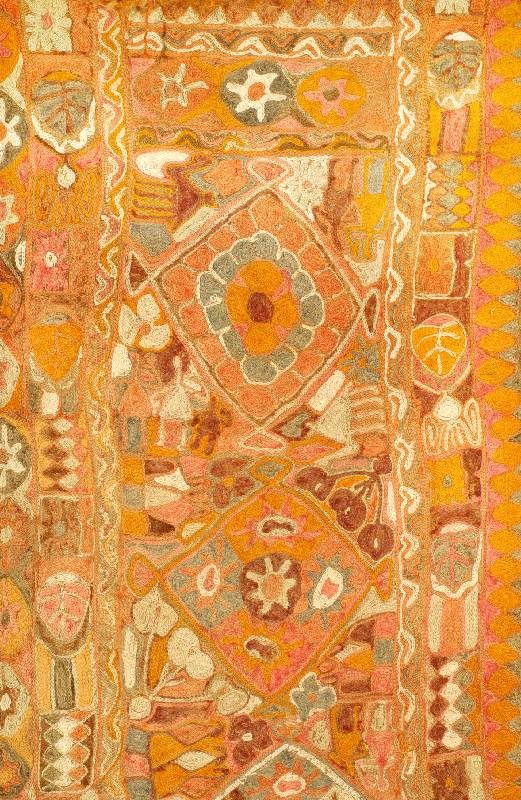 Hochzeitskelim, Türkei, um 1900, Wolle auf Wolle, ca. 257 x 86 cm, Schätzwert: 1400.- EURO, EHZ: 3, Antik, aussergewöhnliche Grösse. S elten.
