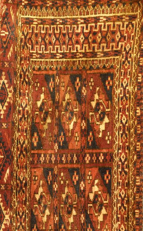 Torba, Turkmenestan, um 1900, Wolle auf Wolle, ca. 94 x 30 cm, SchÄtzwert: 1150.- EURO, EHZ: 3