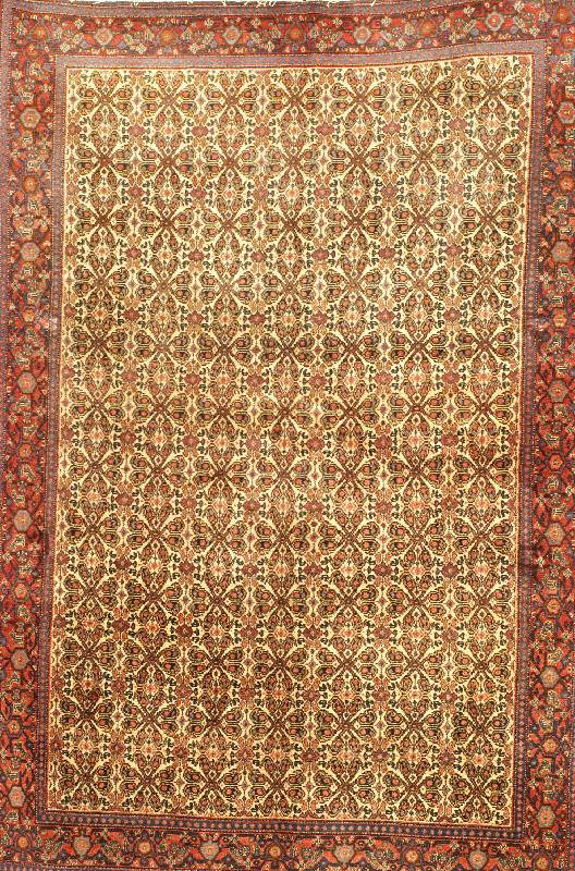 Senneh, Persien, um 1930, Wolle auf Baumwolle, ca. 203 x 142 cm, SchÄtzwert: 3800.- EURO, EHZ: 2. (Altersbedingt in einen a ußerordentlich guten ...