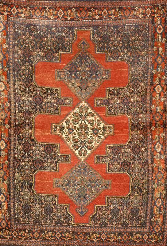 Senneh, Persien, ca. 50 Jahre, Wolle auf Baumwolle, ca. 148 x 109 cm, Schätzwert: 1200.- EURO, EHZ: 3, ausgezeichnete Knüpfquali t?t.