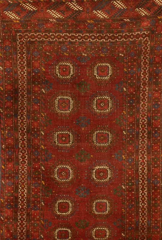 Ersari, Turkmenestan, um 1890, Wolle auf Wolle, ca. 208 x 120 cm, SchÄtzwert: 2550.- EURO, EHZ: 3-4, Antik.